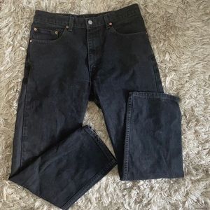 Levi’s 505 black jeans